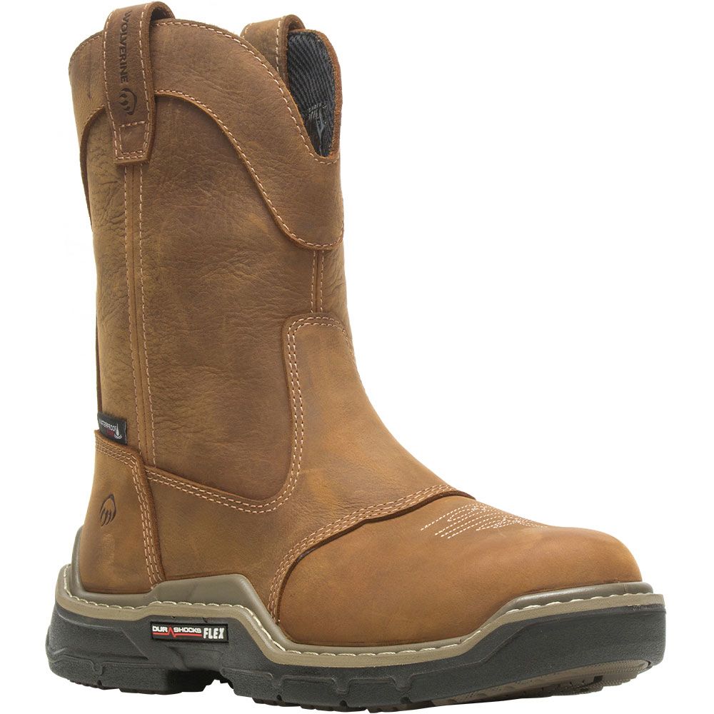 Wolverine 221045 Raider Western Composite Toe Work Boots - Mens Brown