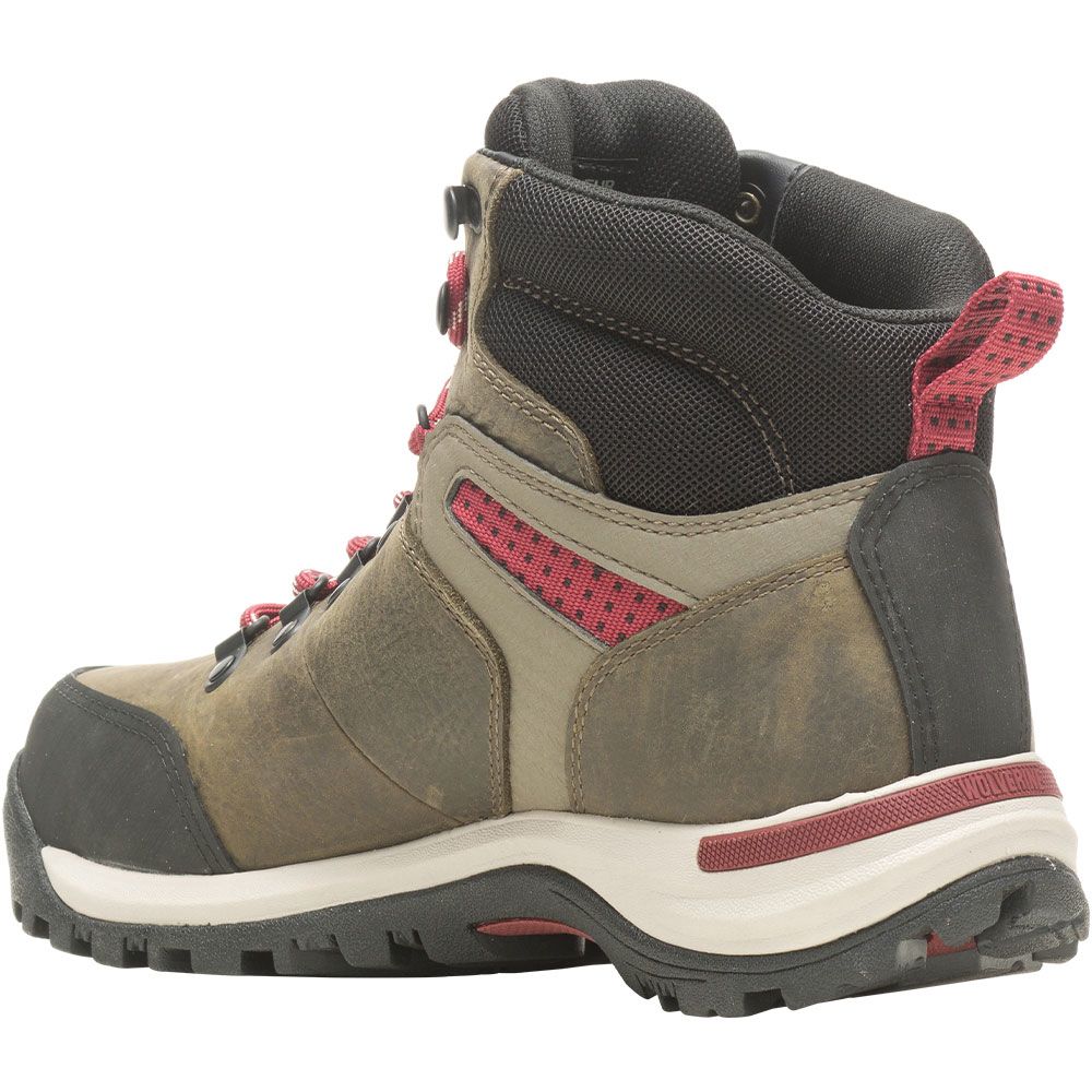 Wolverine 230030 Chisel 6 In Non-Safety Toe Work Boots - Womens Bungee Cord Back View