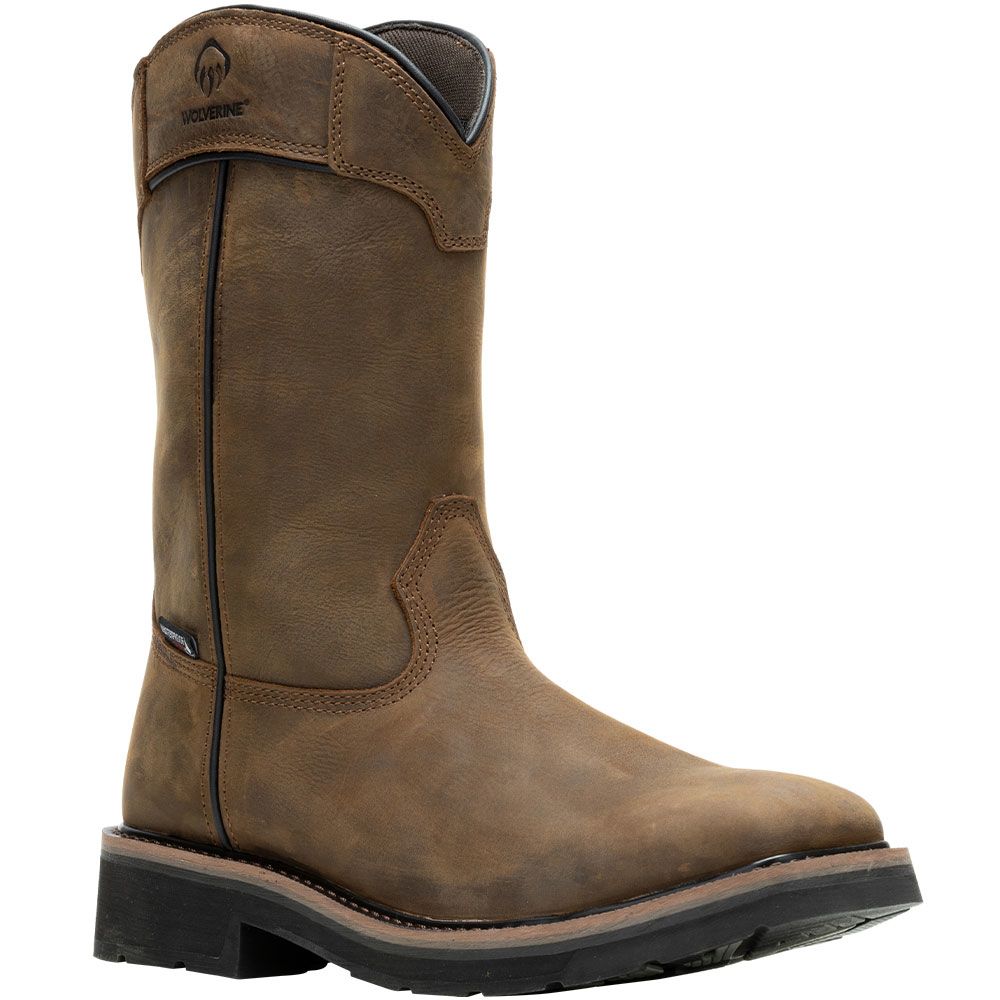 Wolverine 230053 Rancher WP Pull Tab Boots - Mens Dark Coffee
