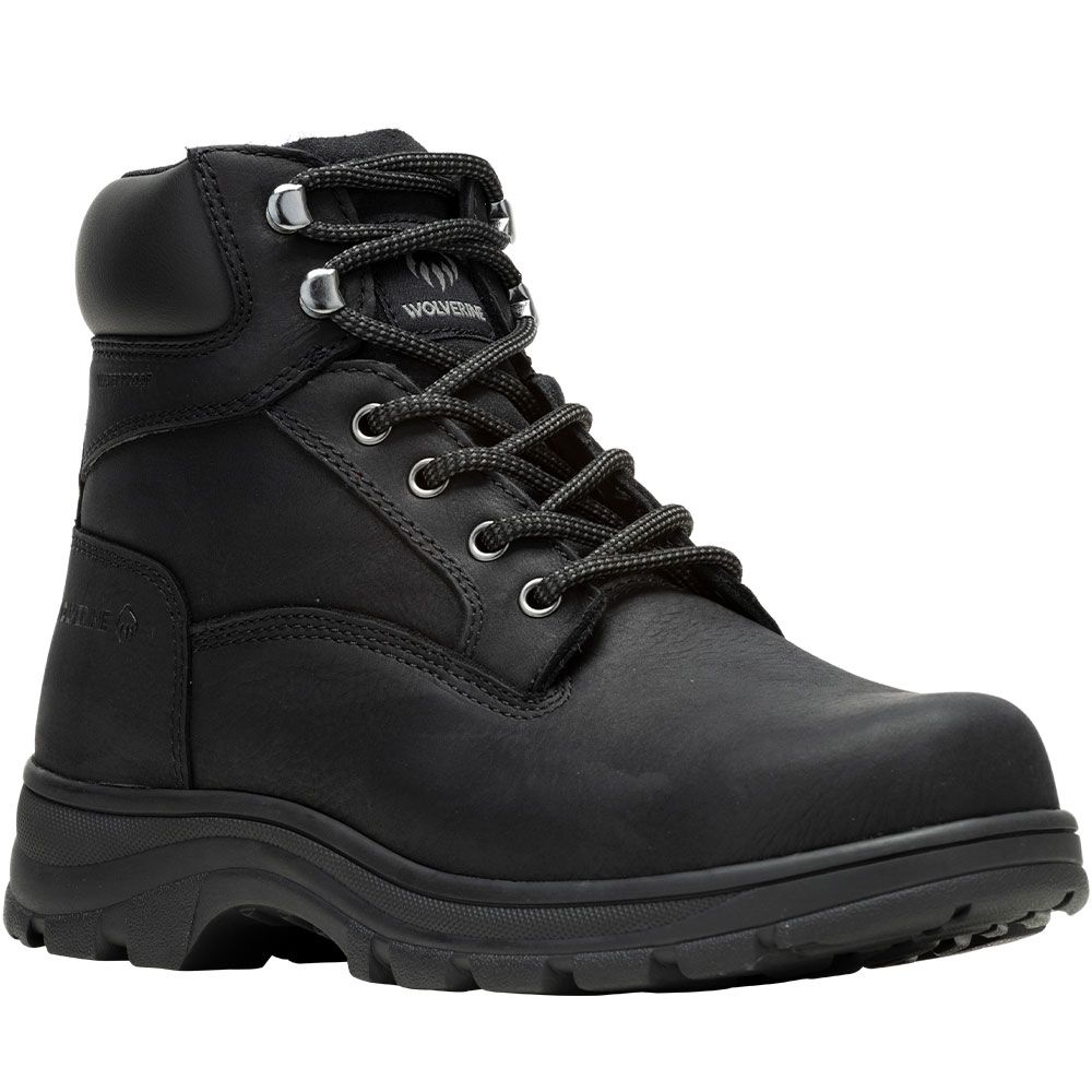 Wolverine 230064 Carlsbad Wp 6in Non-Safety Toe Work Boots - Mens Black