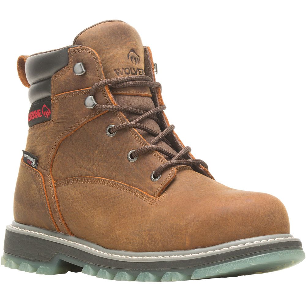 Wolverine 231016 Floorhand LX 6 Safety Toe Work Boots - Mens Brown
