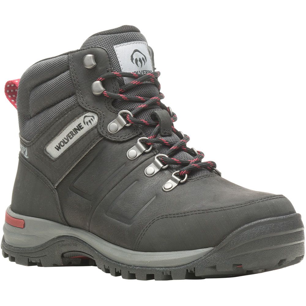 Wolverine 231045 Chisel 6" ST Safety Toe Work Boots - Mens Black