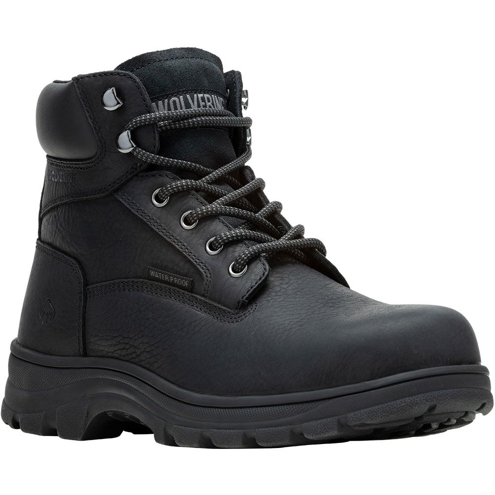 Wolverine 231124 Carlsbad Wp St Safety Toe Work Boots - Mens Black