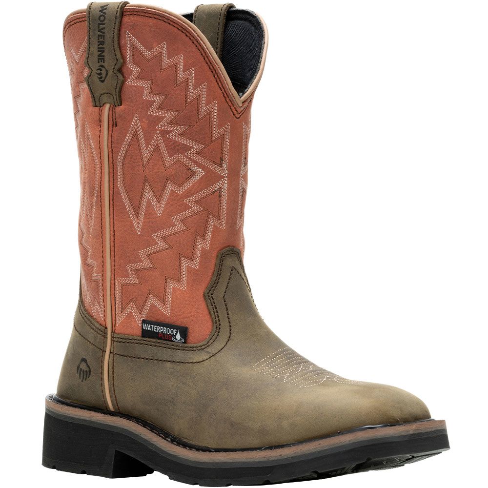 Wolverine 241052 Rancher Arrow Safety Toe Work Boots - Womens Rose