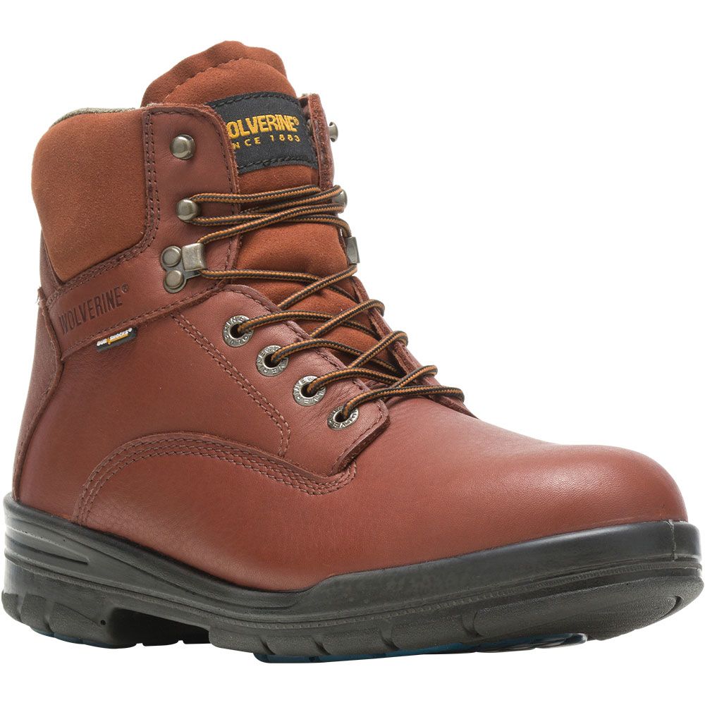 Wolverine Durashocks 3120 Safety Toe Work Boots - Mens Brown