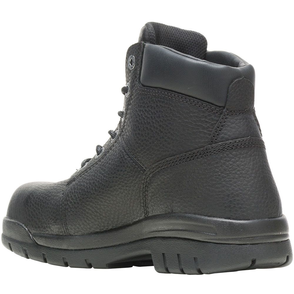 Wolverine 4713 Marquette Safety Toe Work Boots - Mens Black Back View