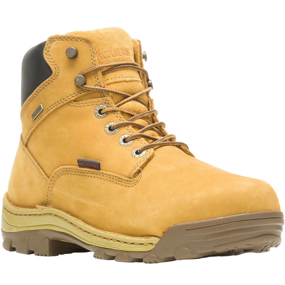 Wolverine 4780 Dublin Wp 6 Inch Work Shoes - Mens Wheat