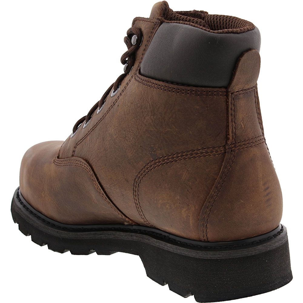 Wolverine 5679 Mckay Wp Safety Toe Work Boots - Mens Brown Back View