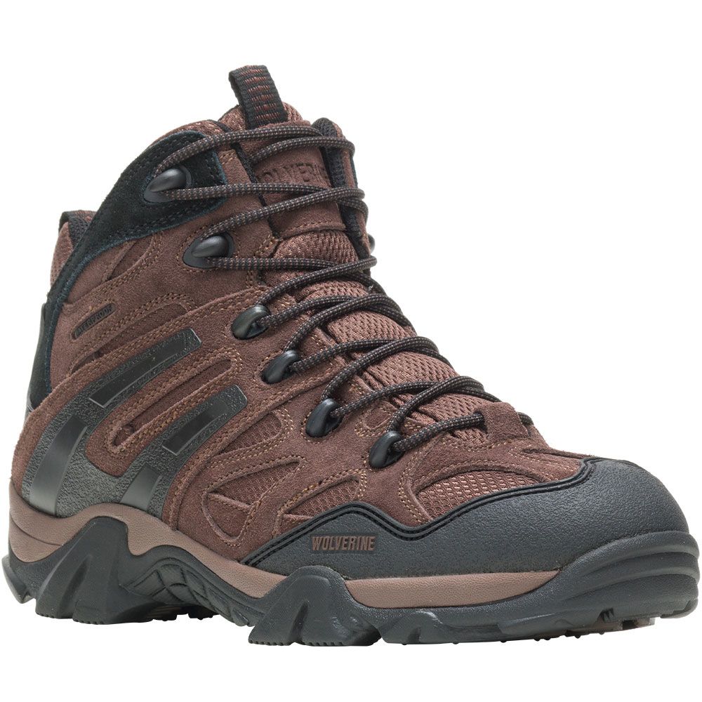 Wolverine Wilderness Wp Non-Safety Toe Work Boots - Mens Brown