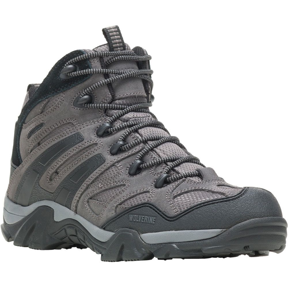 Wolverine Wilderness Wp Non-Safety Toe Work Boots - Mens Charcoal