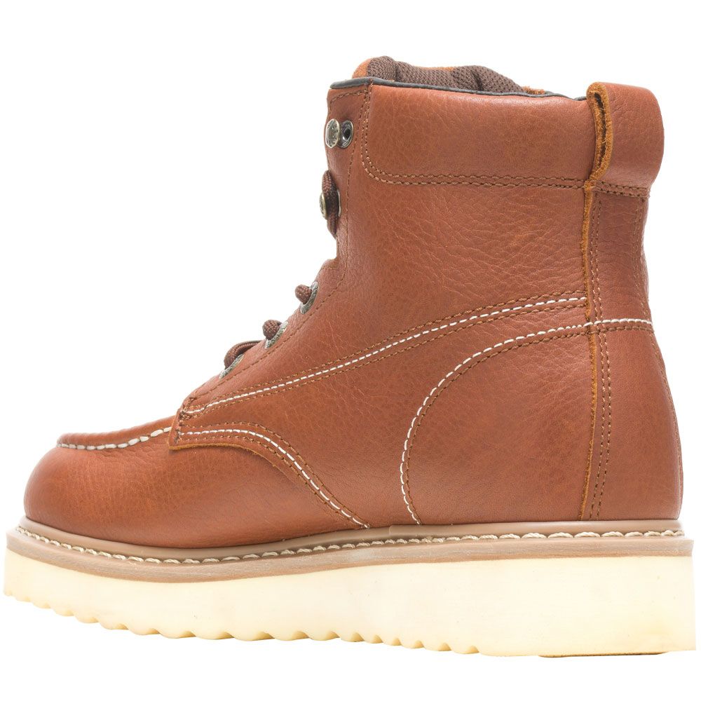 Wolverine Moc Toe Non-Safety Toe Work Boots - Mens Tan Back View