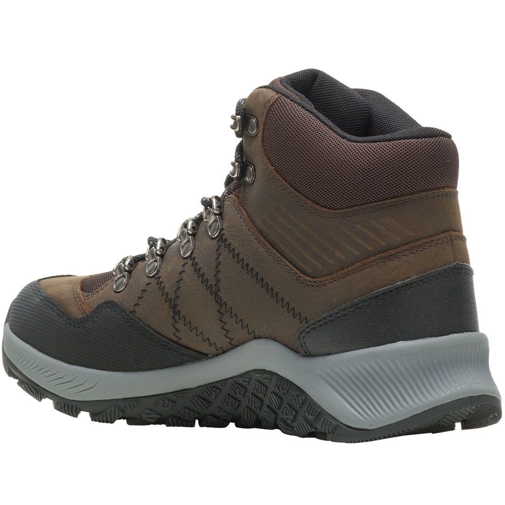 Wolverine Luton Hiking Boots - Mens Brown Back View