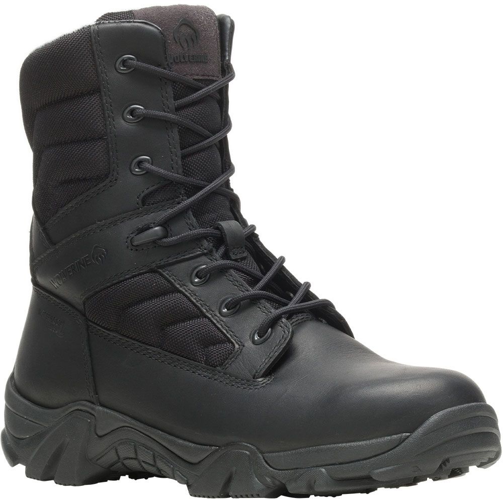 Wolverine 880408 Wilderness Tactical Non-Safety Toe Work Boots - Mens Black