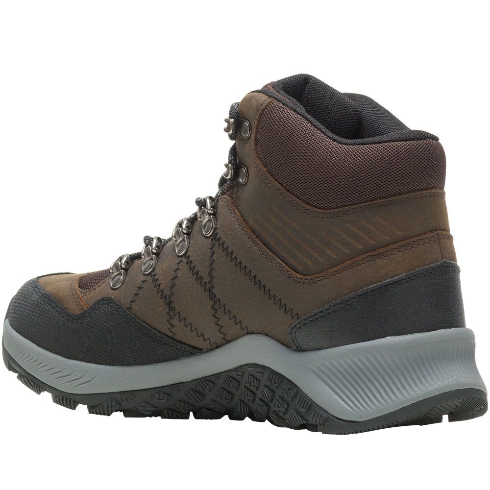 Wolverine 881019 Luton WP ST Hiker Safety Toe Work Boots - Mens Brown Back View