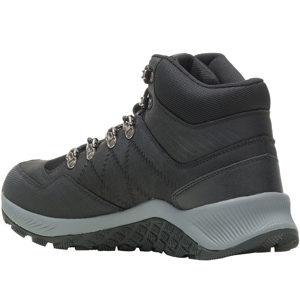 Wolverine 881020 Luton Wp Hiker Safety Toe Work Boots - Mens Black Back View