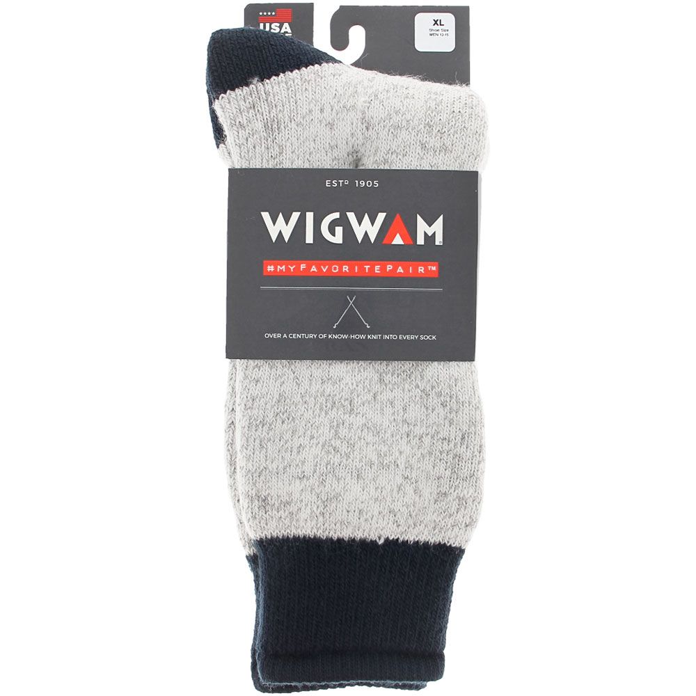 Wigwam Moose Socks - Mens | Womens Grey View 2