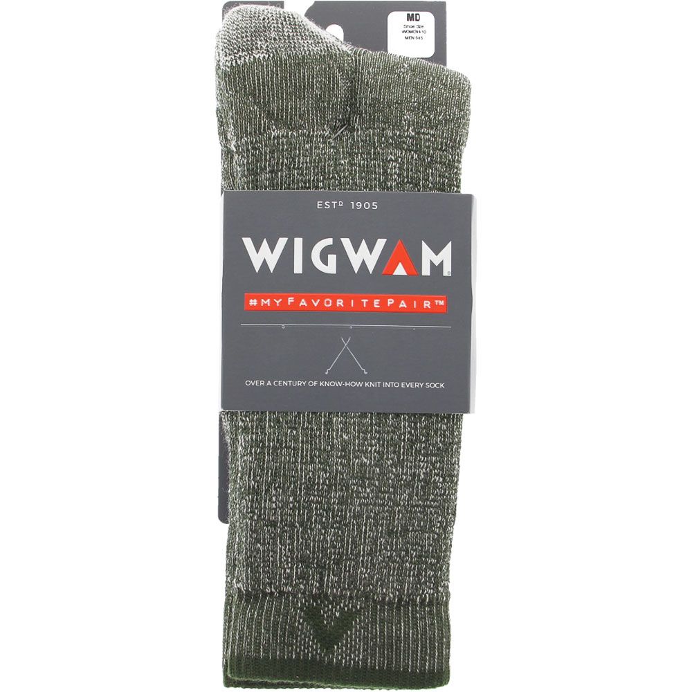 Wigwam Merino Comfort Hiker Socks Green View 2