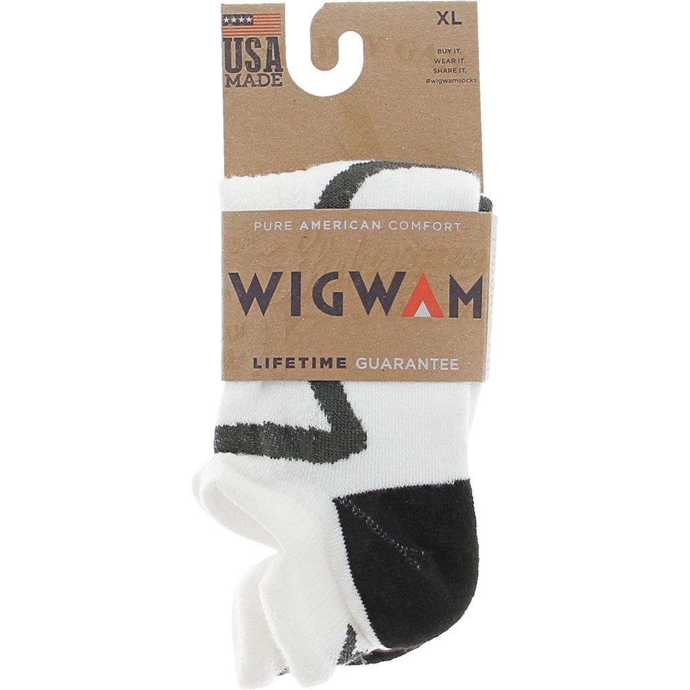 Wigwam Verve Pro Low Socks White View 2