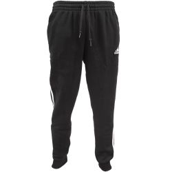 Adidas 3 Stripe French Terry Tapered Cuff Pants