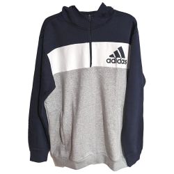 Adidas 1/4 Zip Hoody Sweatshirt - Mens