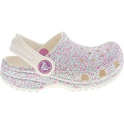 Crocs Classic Glitter Clog Toddler Sandals