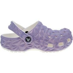Crocs Classic Iridescent Geometric Clog Sandals - Girls