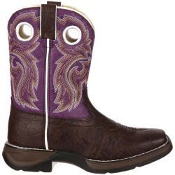 Durango Lil Durango Purple 8in Little Girls Western Boots