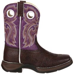 Durango Lil Durango Purple 8in Big Kid Girls Western Boots
