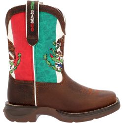 Durango Lil Rebel DBT0243C Mexican Flag 8 inch Boys Western Boots