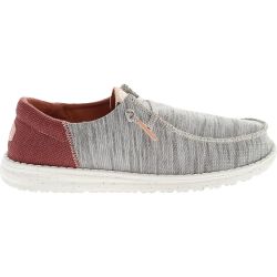 Hey Dude Wendy Funk Jersey Light Grey Casual Shoes - Womens