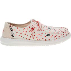 Hey Dude Wendy Hearts Casual Shoes - Womens