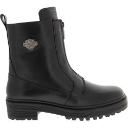 Harley Davidson Carney Front Zip Casual Boots - Womens