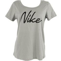 Nike DriFit Tee Scoop Logo Shirt - Womens