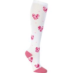Nurse Mates Pink Camo Hearts Socks - Womens