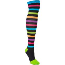 Nurse Mates Multi Stripe Wide Calf Compression Socks