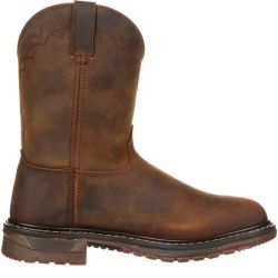 Rocky Ride Roper Western Non-Safety Toe Work Boots - Mens