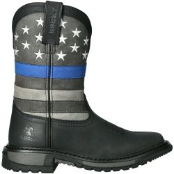 Rocky Blue Line RKD0081Y Big Kid 8 inch Western Boots