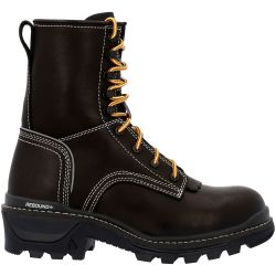 Rocky Rkk0438 Rams Horn Logger Non-Safety Toe Work Boots - Mens