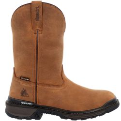 Rocky Rams Horn RKW0395 Mens 11 inch WP Western Non-Safety Toe Work Boots