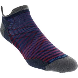 Smartwool Run Zero Cushion Low Pattern Ankle Socks