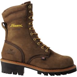 Thorogood 804-3555 Logger WP 9 inch Steel Toe Work Boots - Mens