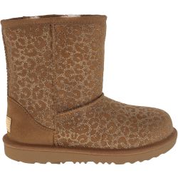 UGG® Classic 2 Glitter Leopard Comfort Winter Boots - Girls