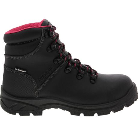 Black Avenger Safety Footwear Avenger 7124 Womens Waterproof Safety Toe EH SR Hiker Industrial & Construction Shoe 9 M US 