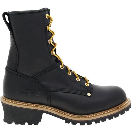 Details about    Men's Carolina Boots CA5823 8" Steel Toe WaterProof & Insulated Logger Black EE 