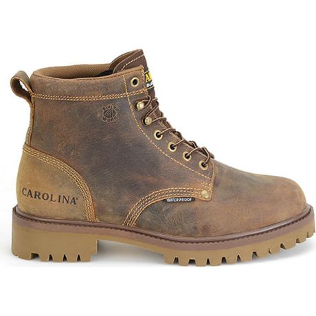 Carolina 6 Inch Waterproof EH Steel Toe Work Boots - Mens