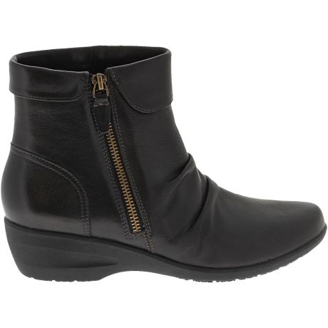 Clarks Rosely Zip Ankle Boots - Womens