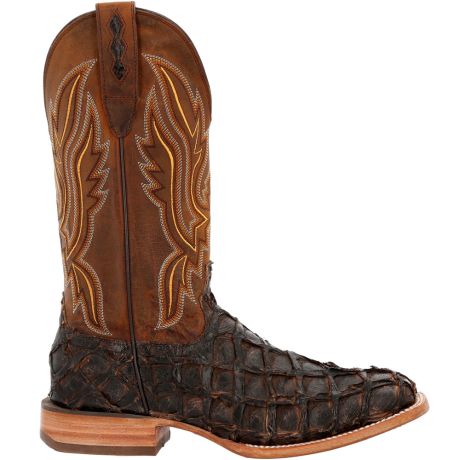 Durango Premium Exotics Brown Pirarucu 12 inch Mens Western Boots