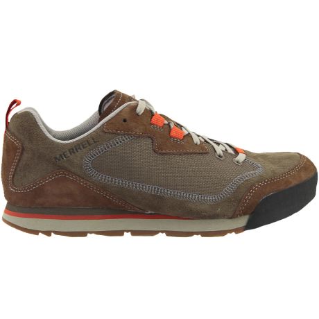 Merrell Burnt Rock Travel Suede Hiking Shoes - Mens